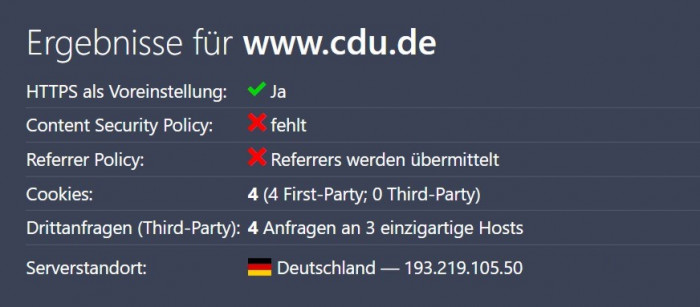 Die CDU hat bei der Cookie-Nutzung nachgebessert. (Grafik: Christiane Schulzki-Haddouti)