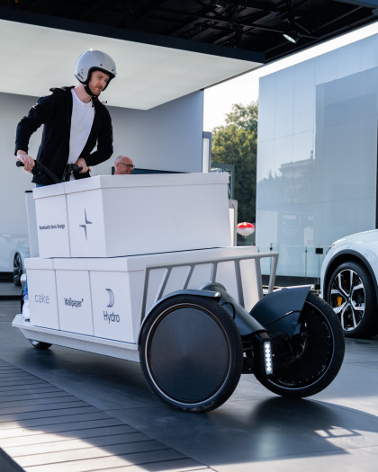 Der Polestar Re:Move ist ein Lastenroller mit Elektroantrieb. (Bild: Polestar)