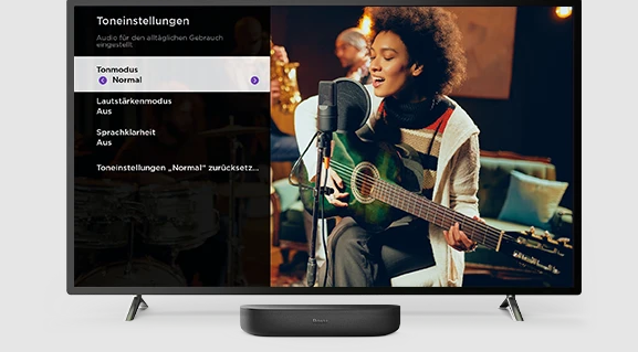 Streambar mit Fernseher (Bild: Roku)