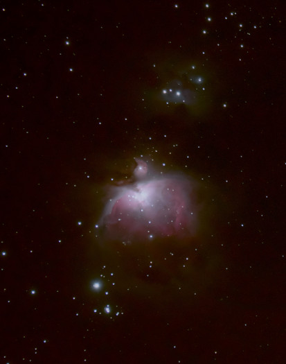 Ein überraschend gutes Bild des Orion-Nebels (Bild: Mario Keller)