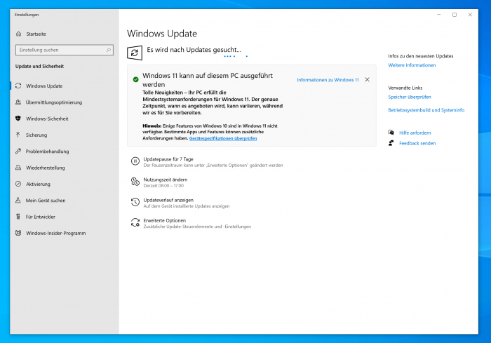 Windows 11 kann installiert werden. (Bild: Golem.de)