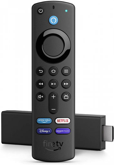 Fire TV Stick 4K mit neuer App-Tasten-Fernbedienung (Bild: Amazon)