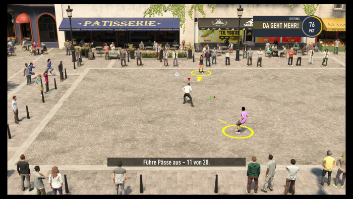 Im Tutorial lernen wir Fußball auf den Straßen von Paris. (Bild: EA Sports / Screenshot: Golem.de)