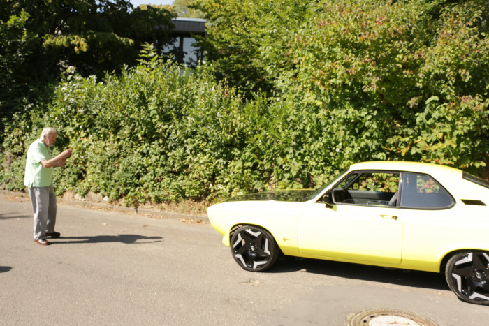 Gallion hat den Manta im Sommer 1969 mitentworfen, als Antwort auf den Ford Capri. (Foto: Friedhelm Greis/Golem.de)