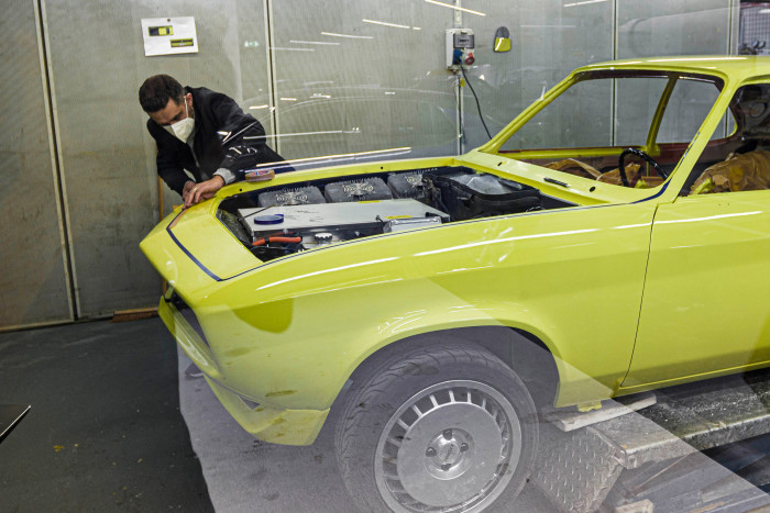 Unter der Motorhaube befindet sich nur der Elektromotor. (Foto: Opel)