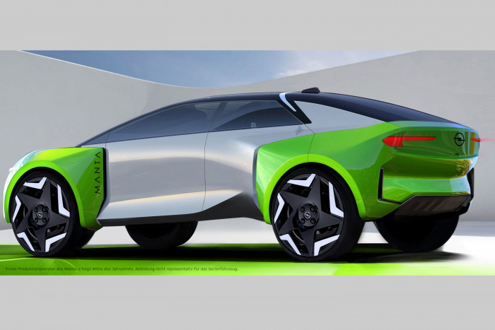 So stellt sich Opel die Neuauflage des Manta für Mitte des Jahrzehnts vor. (Grafik: Opel)