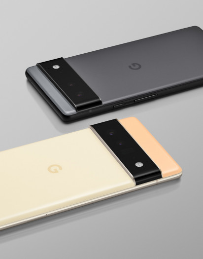Oben das Pixel 6, unten das Pixel 6 Pro (Bild: Google)