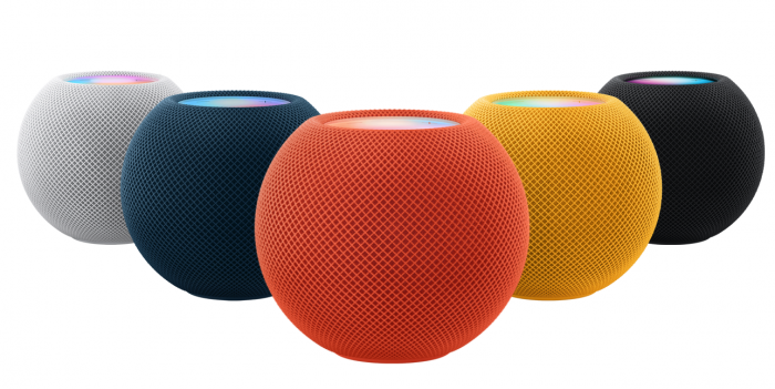 Homepod Mini in neuen Farben (Bild: Apple)