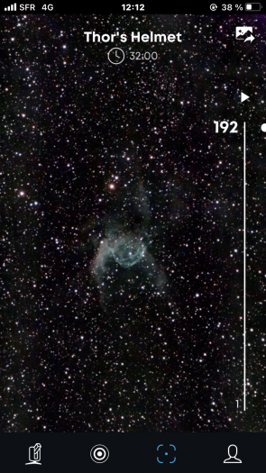 Aufnahme-Session auf einem iPhone (Stellina-App) (Bild: Mario Keller)