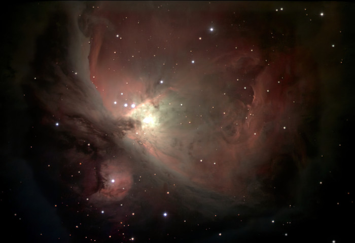 Objekt: Orion Nebel - bearbeitetes Bild aus Stellina-Rohdaten (Bild: Keith Owens)