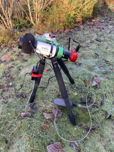 Variante 1 wiegt 4,8 kg und damit weniger als die Hälfte des Stellina-Teleskops. (Bild: Mario Keller)