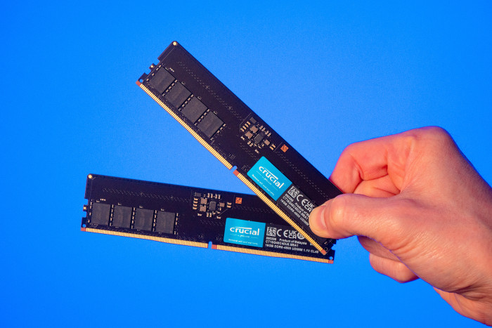 Crucial Desktop DDR5-4800-CL40 (Bild: Martin Wolf/Golem.de) 