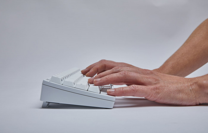 Das Happy Hacking Keyboard in Weiß (Bild: PFU)