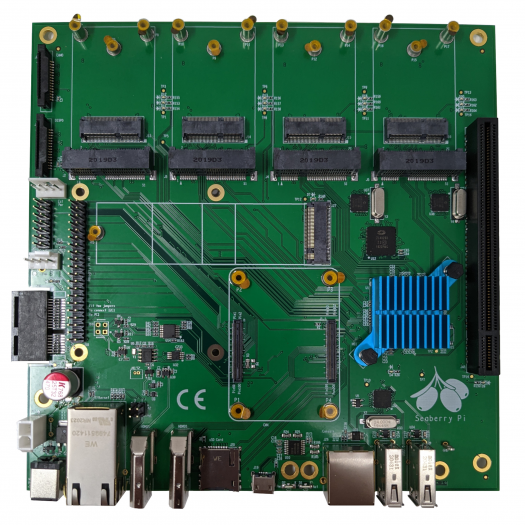 Seaberry Pi CM4 Carrier Board (Bild: Alftel)