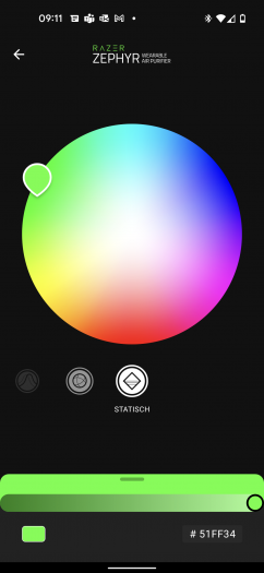 Razer-Zephyr-App (Screenshot: Oliver Nickel/Golem.de)