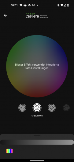 Razer-Zephyr-App (Screenshot: Oliver Nickel/Golem.de)