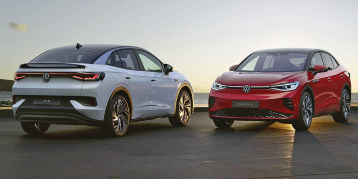VW ID.5 und ID.5 GTX (rechts) (Bild: Volkswagen)