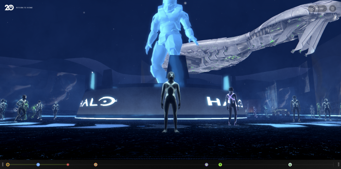 Auch für Halo gibt es einen Raum im Museum. (Bild: Microsoft/Screenshot: Golem.de)