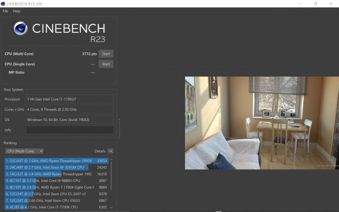 Die Intel-CPU ist sehr leistungsstark. (Bild: Martin Wolf/Golem.de)