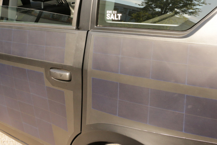 Erste Probefahrt im Solarauto-Prototyp