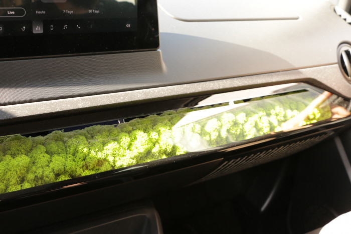 Das Moos soll nicht nur schön aussehen, sondern auch zusätzlich die Luft filtern. (Foto: Friedhelm Greis/Golem.de)