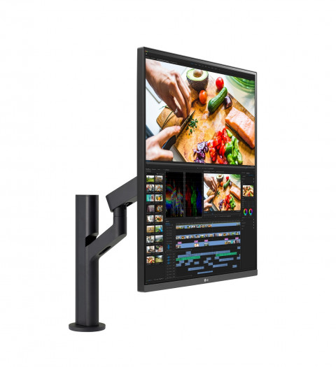 Der Monitor dürfte sich unter anderem für Content Creators eignen. (Bild: LG)