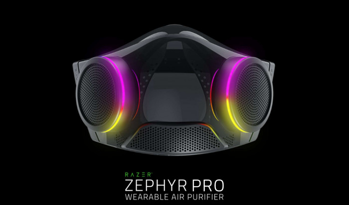 Die Zephyr Pro hat einen eingebauten Lautsprecher und ein Mikrofon. (Bild: Razer)