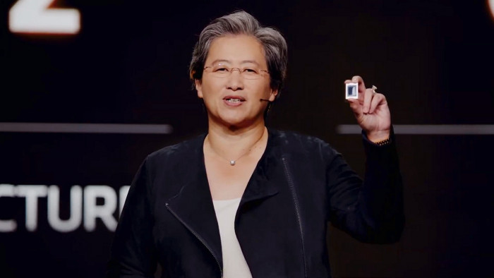 CEO Lisa Su zeigt Rembrandt. (Bild: AMD)