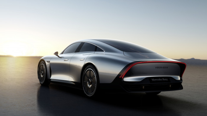 Stattdessen setzt Mercedes-Benz auf einen besonders geringen cw-Wert von 0,17. (Foto: Mercedes-Benz)