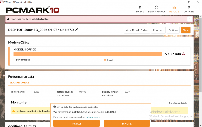 Die Akkulaufzeit ist durchschnittlich gut. (Bild: Oliver Nickel/Golem.de)