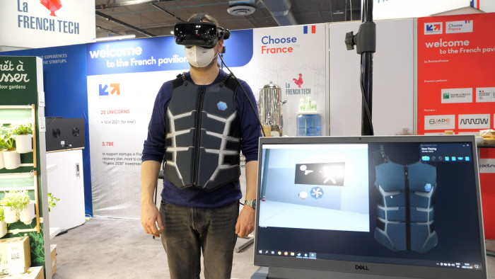 In der Skinetic sind zahlreiche Aktuatoren verbaut. (Bild: Martin Wolf/Golem.de)