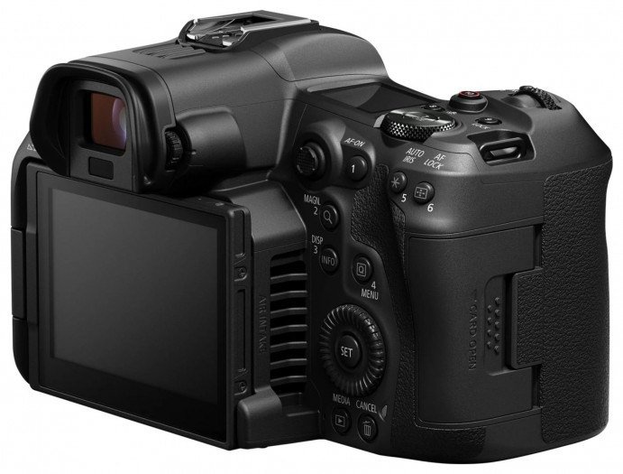 Wegen des Kühlsystems ist das Gehäuse dicker geworden. (Bild: Canon)