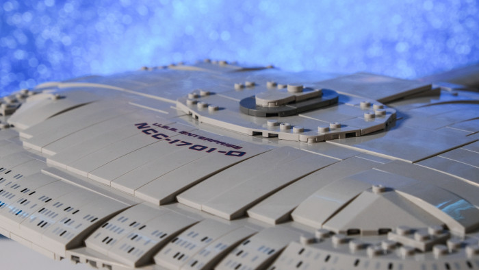 Bluebrixx Pro USS Enterprise-D (Bild: Oliver Nickel/Golem.de)
