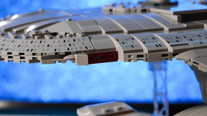 Bluebrixx Pro USS Enterprise-D (Bild: Oliver Nickel/Golem.de)