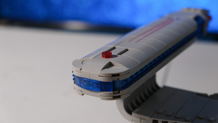 Bluebrixx Pro USS Enterprise-D (Bild: Oliver Nickel/Golem.de)