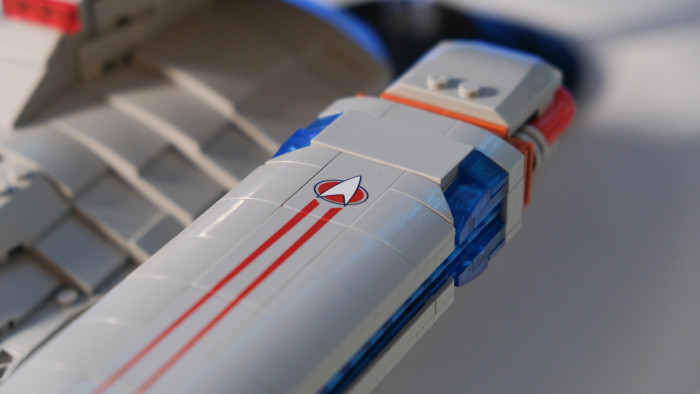 Bluebrixx Pro USS Enterprise-D (Bild: Oliver Nickel/Golem.de)