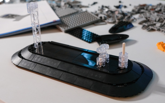 Aufbau der USS Enterprise-D 104184 von Bluebrixx (Bild: Oliver Nickel/Golem.de)