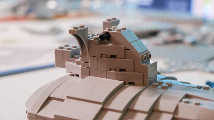 Aufbau der USS Enterprise-D 104184 von Bluebrixx (Bild: Oliver Nickel/Golem.de)