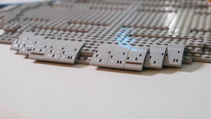 Aufbau der USS Enterprise-D 104184 von Bluebrixx (Bild: Oliver Nickel/Golem.de)