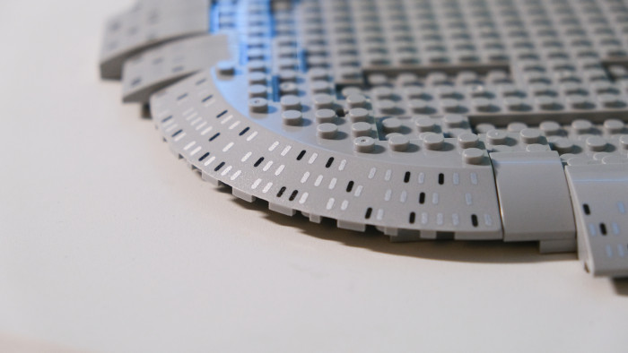 Aufbau der USS Enterprise-D 104184 von Bluebrixx (Bild: Oliver Nickel/Golem.de)