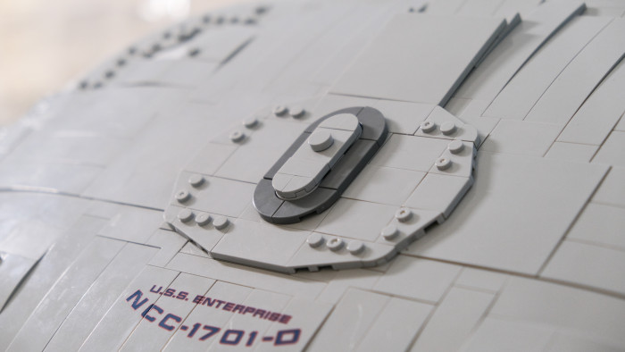 Aufbau der USS Enterprise-D 104184 von Bluebrixx (Bild: Oliver Nickel/Golem.de)