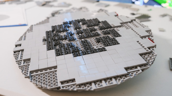 Aufbau der USS Enterprise-D 104184 von Bluebrixx (Bild: Oliver Nickel/Golem.de)