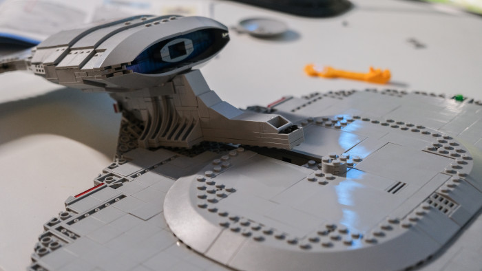 Aufbau der USS Enterprise-D 104184 von Bluebrixx (Bild: Oliver Nickel/Golem.de)