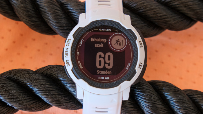 Die restliche empfohlene Erholungszeit. (Foto: P. Steinlechner/Golem.de)