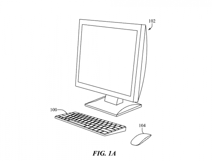 Apples Patent zeigt einen Computer im Tastaturgehäuse. (Bild: Apple)