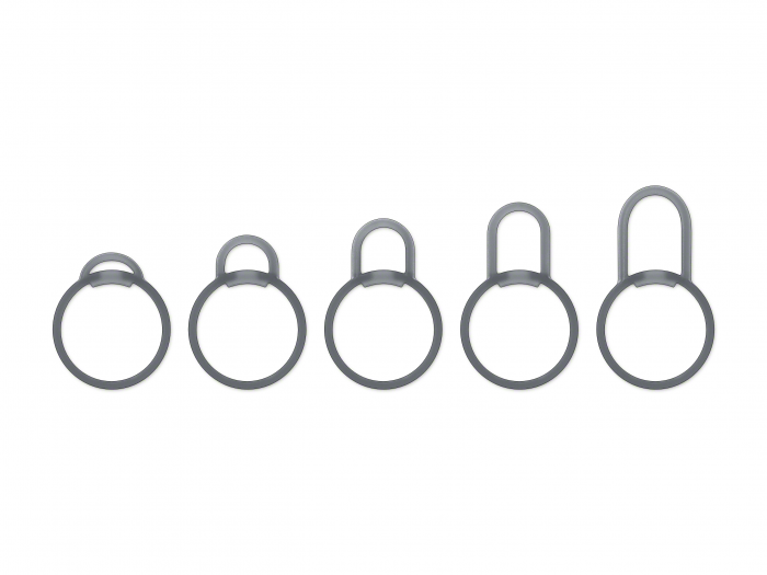 Mit diesen Ringen werden die Link Buds an die Ohrgröße angepasst (Bild: Sony)