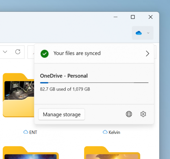 Onedrive im Windows Explorer (Bild: Microsoft)