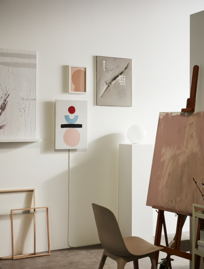 Die bisherigen Motive für Ikeas Symfonisk-Bilderrahmen-Lautsprecher (Bild: Ikea)