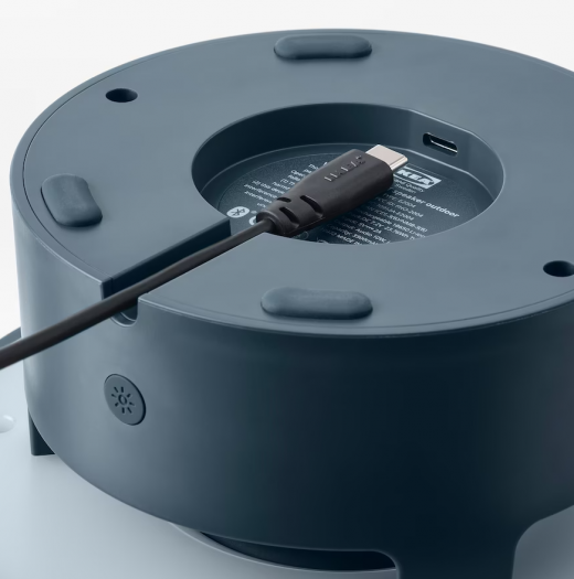 Vappeby - Akku-Lautsprecher mit Lampenfunktion (Bild: Ikea)