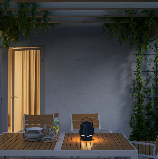 Vappeby - Akku-Lautsprecher mit Lampenfunktion (Bild: Ikea)